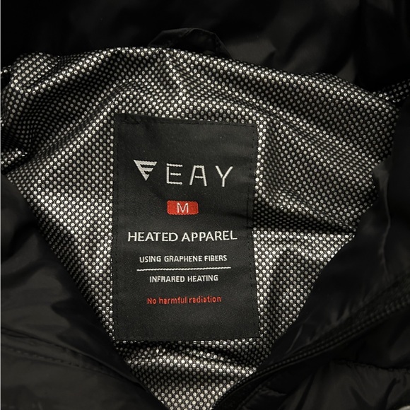 EAY Heated Apparel Puffer Vest - Black - Picture 3 of 4